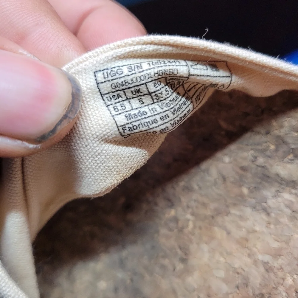 Women's Ugg Traci Espadrille Wedge Tie Up Sandal 6.5